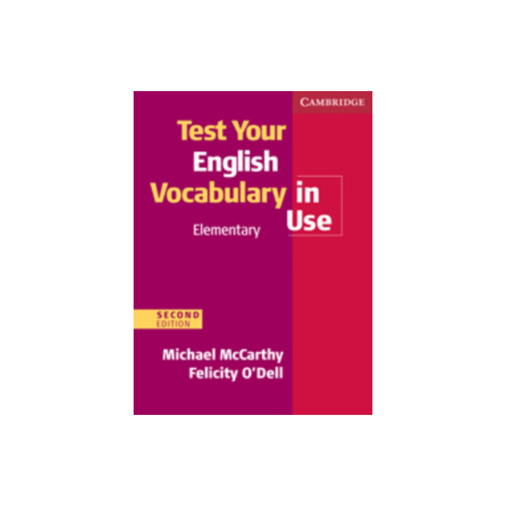 Produktbild för Test Your English Vocabulary in Use Elementary with Answers (häftad, eng)
