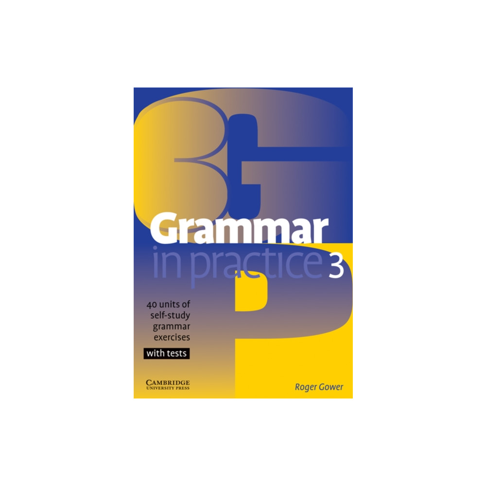 Produktbild för Grammar in Practice 3 (häftad, eng)