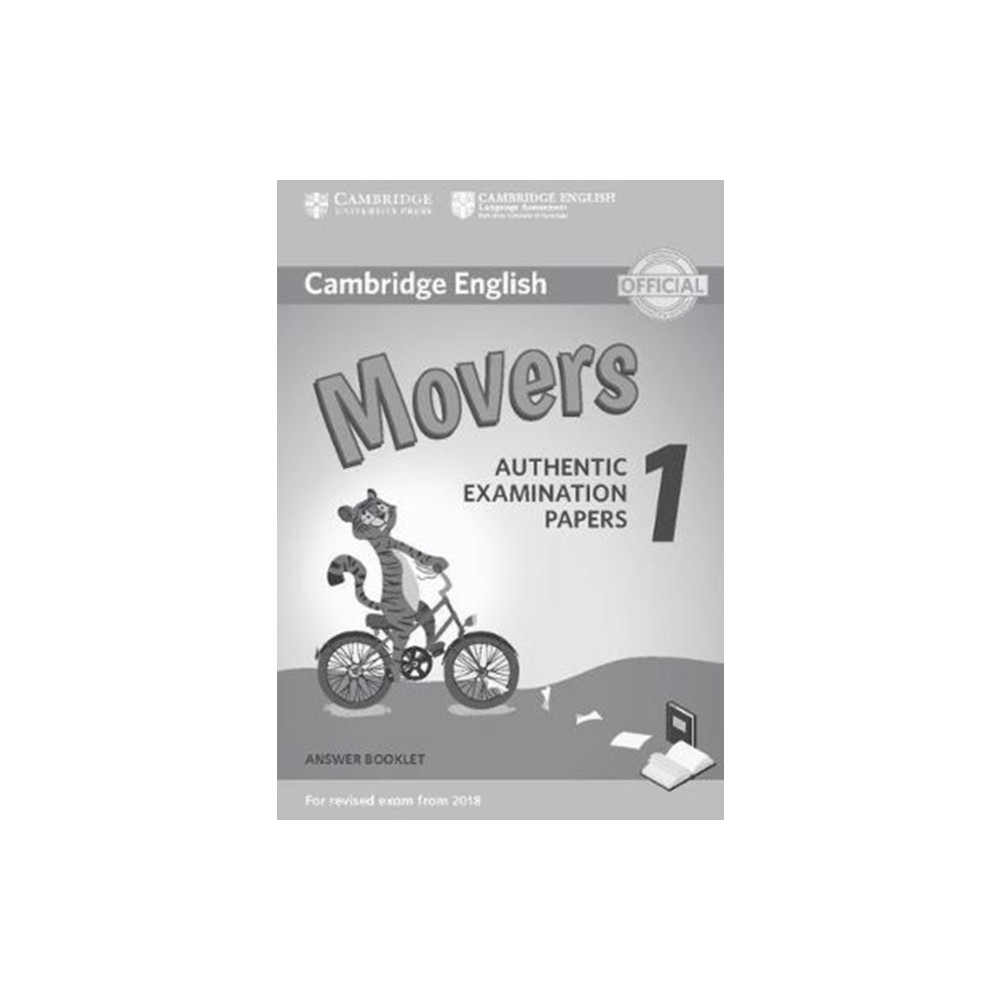 Produktbild för Cambridge English Movers 1 for Revised Exam from 2018 Answer Booklet (häftad, eng)