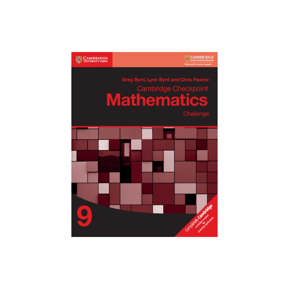 Produktbild för Cambridge Checkpoint Mathematics Challenge Workbook 9 (häftad, eng)