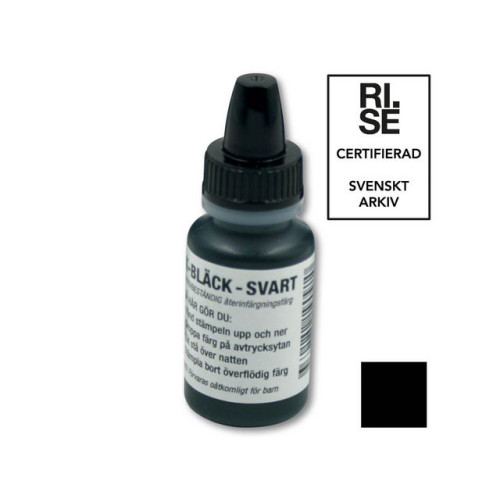 Stamko Stämpel K-Bläck 10 ml svart (arkivbest)