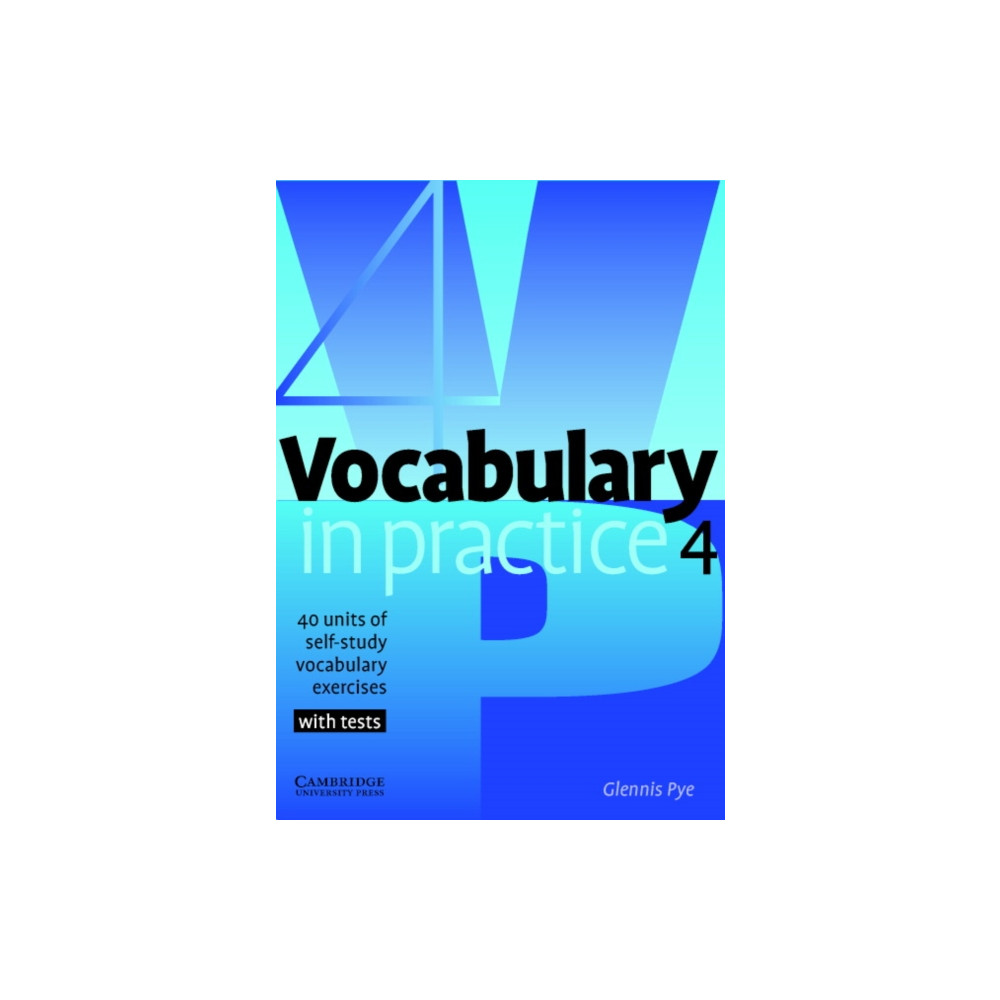 Produktbild för Vocabulary in Practice 4 (häftad, eng)