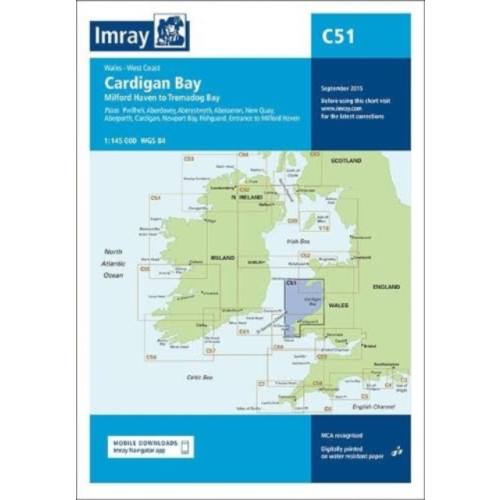 Imray, Laurie, Norie & Wilson Ltd Imray Chart C51 Cardigan Bay