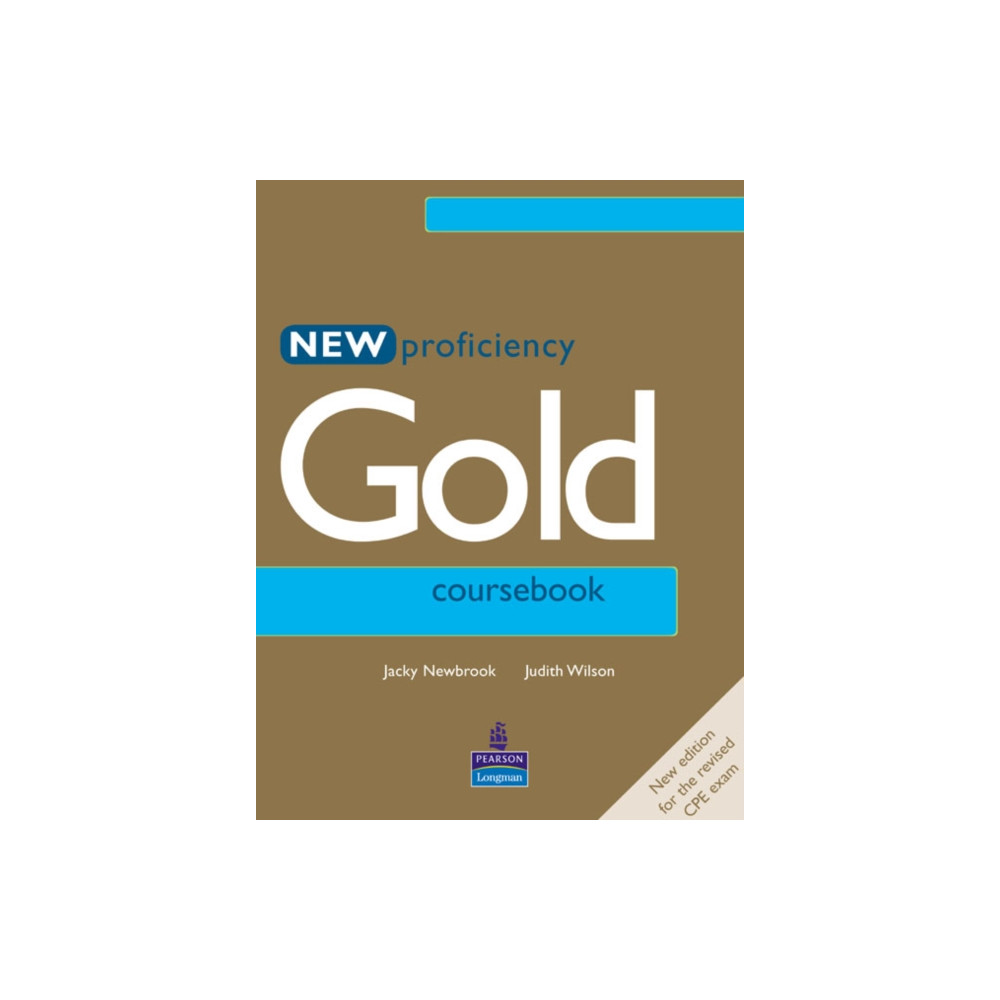 Produktbild för New Proficiency Gold Course Book (häftad, eng)
