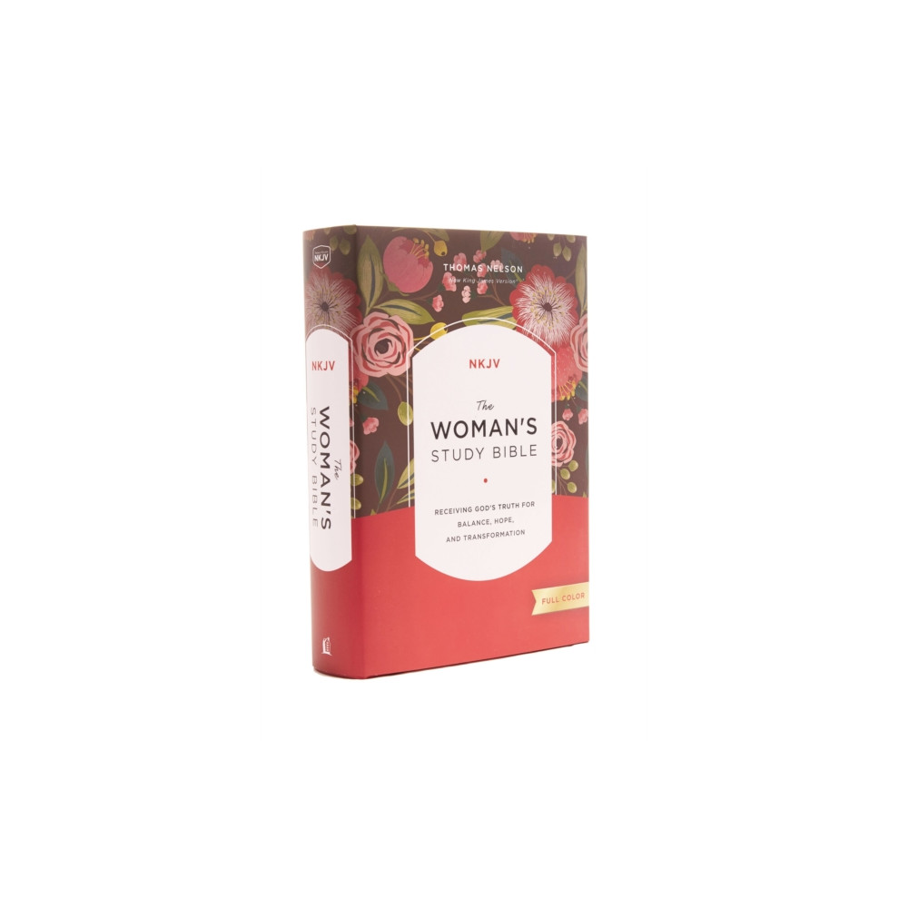Produktbild för NKJV, The Woman's Study Bible, Hardcover, Red Letter, Full-Color Edition (inbunden, eng)