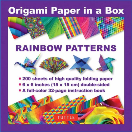 Tuttle Publishing Origami Paper in a Box - Rainbow Patterns (häftad, eng)