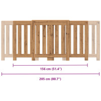 Produktbild för Elementskydd ek 205x21,5x83,5 cm konstruerat trä