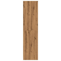 Produktbild för Garderob ek 100x50x200 cm konstruerat trä