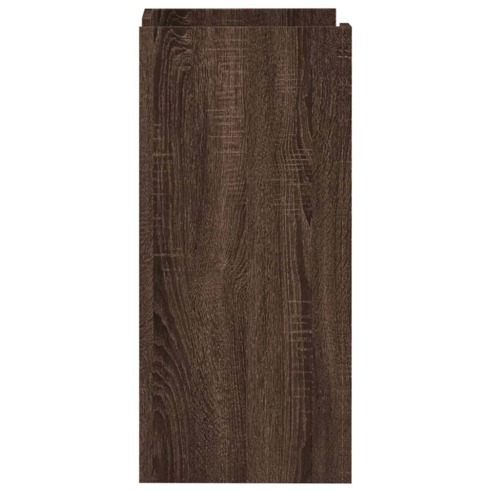 Produktbild för Byrå brun ek 45x35x75 cm konstruerat trä