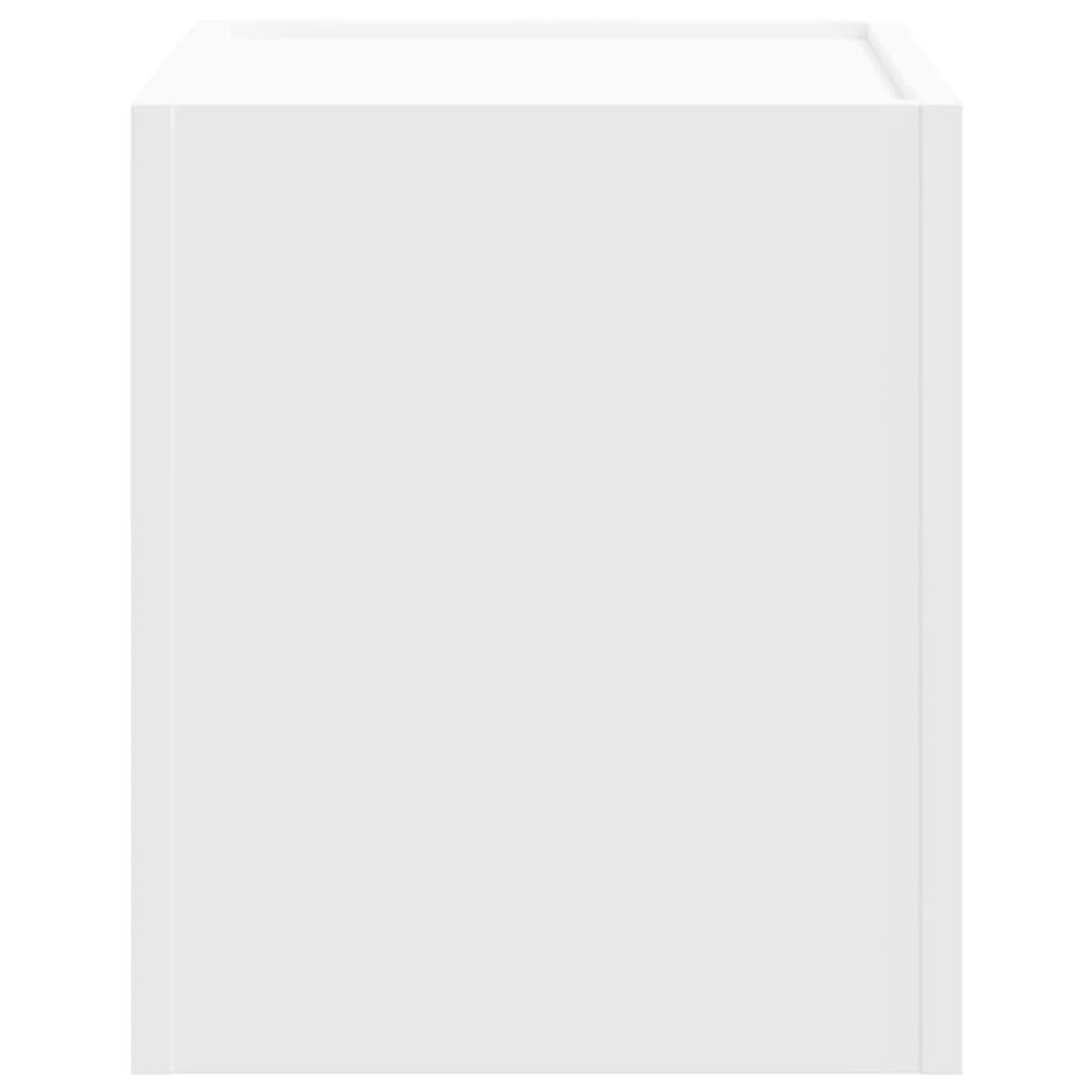 Produktbild för Väggmonterade sängbord 2 st vit 45x30x35 cm