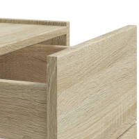 Produktbild för Väggmonterade sängbord 2 st sonoma-ek 45x30x35 cm