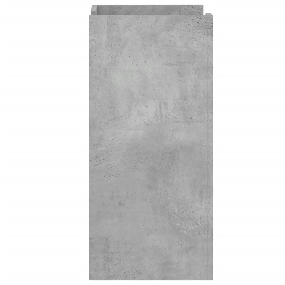 Produktbild för Skänk betonggrå 45x35x75 cm konstruerat trä