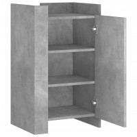 Produktbild för Skänk betonggrå 45x35x75 cm konstruerat trä