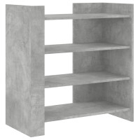 Produktbild för Skänk betonggrå 73,5x35x75 cm konstruerat trä