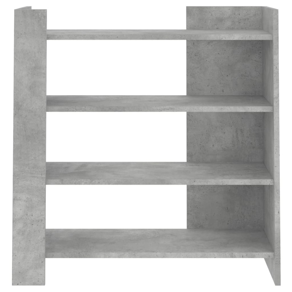 Produktbild för Skänk betonggrå 73,5x35x75 cm konstruerat trä