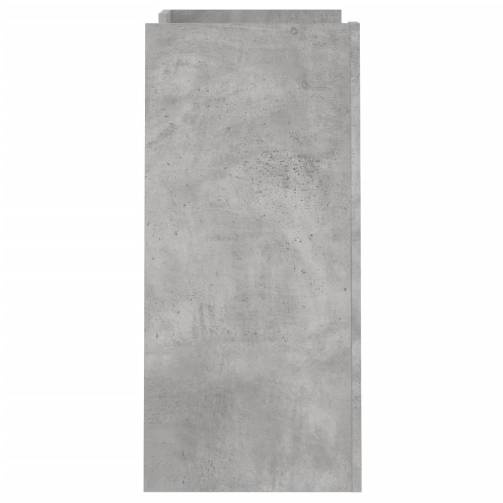 Produktbild för Skänk betonggrå 73,5x35x75 cm konstruerat trä