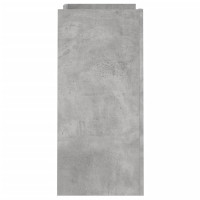 Produktbild för Skänk betonggrå 73,5x35x75 cm konstruerat trä
