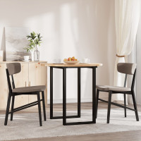 Produktbild för Bordsskiva rund Ø80x2 cm massivt akaciaträ