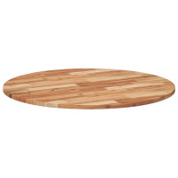 Produktbild för Bordsskiva rund Ø90x2 cm massivt akaciaträ