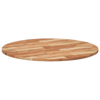 Produktbild för Bordsskiva rund Ø90x2 cm massivt akaciaträ