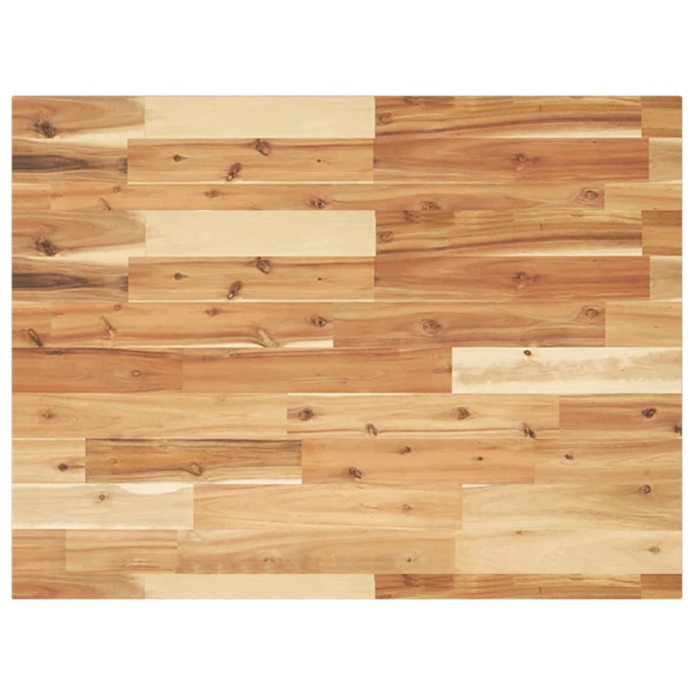 Produktbild för Bordsskiva rektangulär 80x60x2 cm massivt akaciaträ