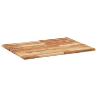 Produktbild för Bordsskiva rektangulär 80x60x2 cm massivt akaciaträ
