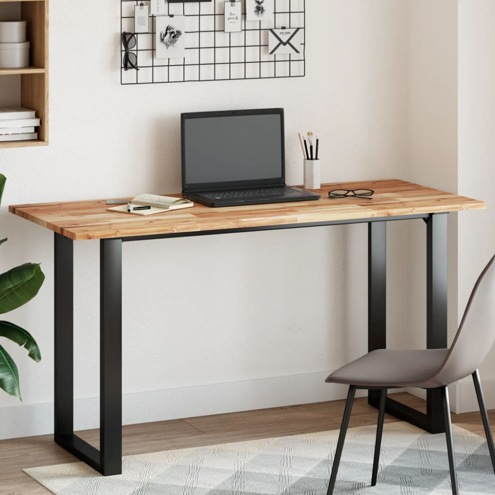 Produktbild för Bordsskiva rektangulär 120x60x2 cm massivt akaciaträ