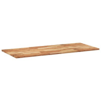 Produktbild för Bordsskiva rektangulär 120x60x2 cm massivt akaciaträ