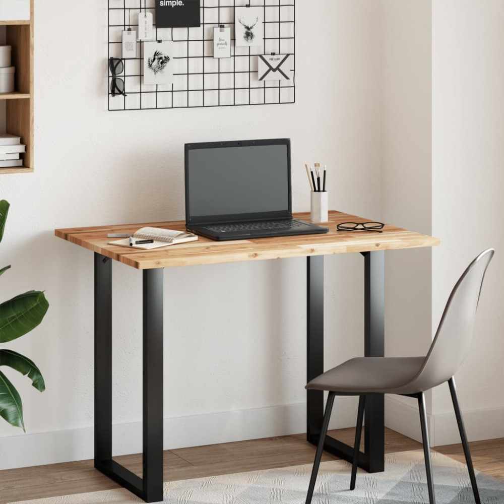 Produktbild för Bordsskiva rektangulär 120x70x2 cm massivt akaciaträ