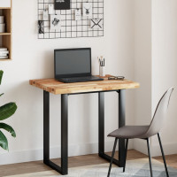 Produktbild för Bordsskiva rektangulär 80x60x4 cm massivt akaciaträ