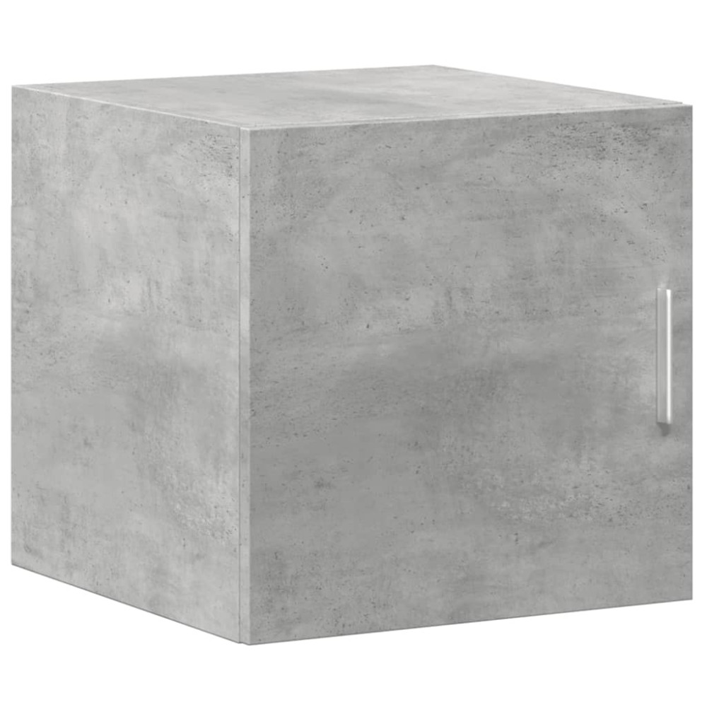 Produktbild för Väggskåp betonggrå 40x42,5x40 cm konstruerat trä