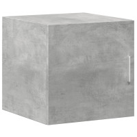 Produktbild för Väggskåp betonggrå 40x42,5x40 cm konstruerat trä