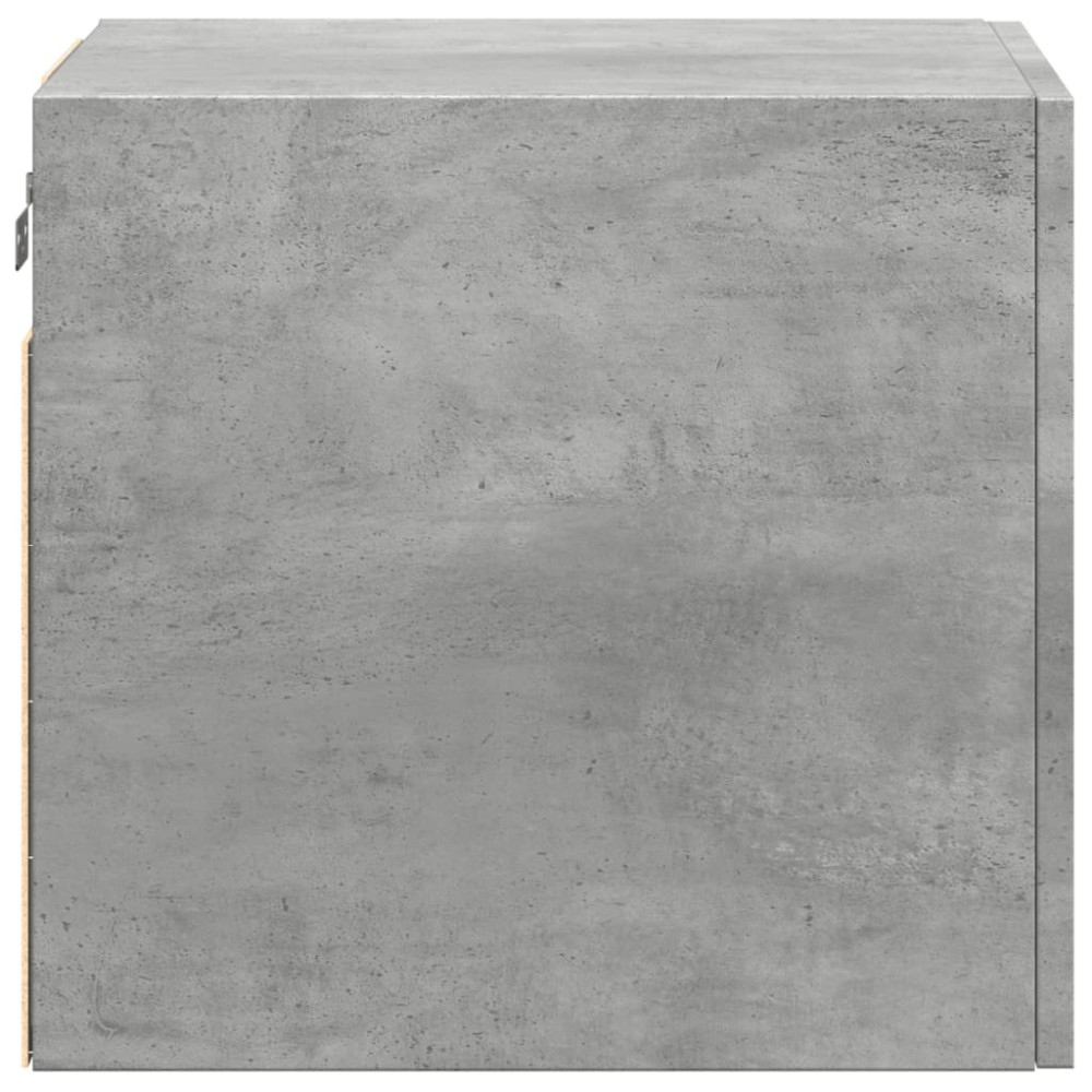 Produktbild för Väggskåp betonggrå 40x42,5x40 cm konstruerat trä