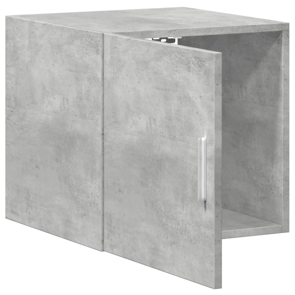 Produktbild för Väggskåp betonggrå 40x42,5x40 cm konstruerat trä