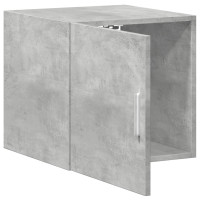 Produktbild för Väggskåp betonggrå 40x42,5x40 cm konstruerat trä