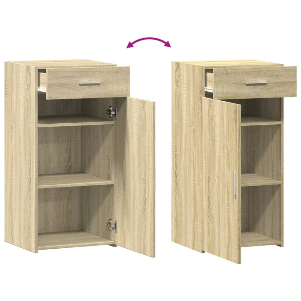 Produktbild för Skänk sonoma-ek 45x42,5x93 cm konstruerat trä
