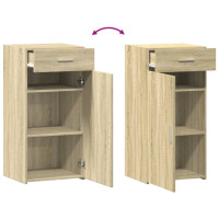Produktbild för Skänk sonoma-ek 45x42,5x93 cm konstruerat trä