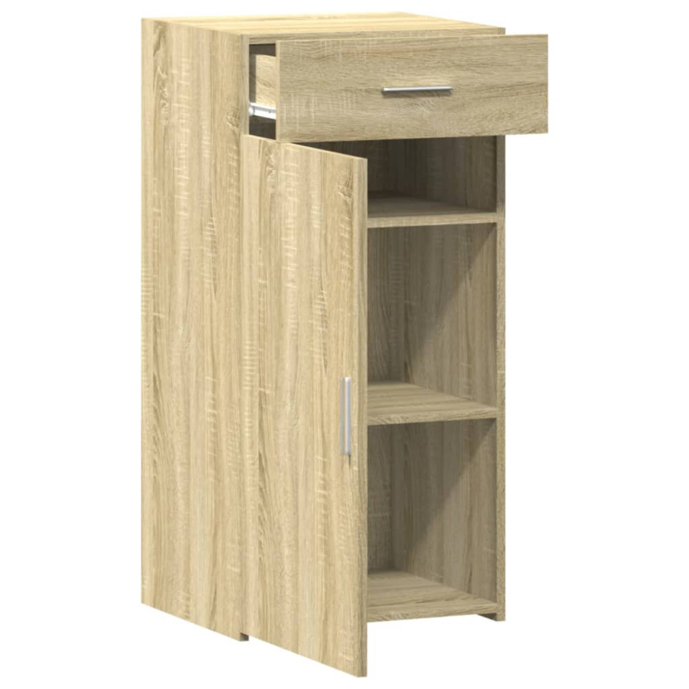 Produktbild för Skänk sonoma-ek 45x42,5x93 cm konstruerat trä