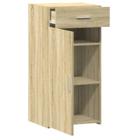 Produktbild för Skänk sonoma-ek 45x42,5x93 cm konstruerat trä