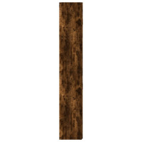 Produktbild för Högskåp rökfärgad ek 80x42,5x249 cm konstruerat trä