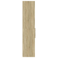 Produktbild för Högskåp sonoma-ek 45x42,5x185 cm konstruerat trä