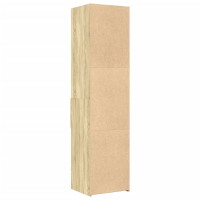 Produktbild för Högskåp sonoma-ek 45x42,5x185 cm konstruerat trä