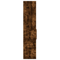 Produktbild för Högskåp rökfärgad ek 45x42,5x185 cm konstruerat trä