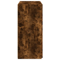 Produktbild för Skänk rökfärgad ek 80x42,5x93 cm konstruerat trä