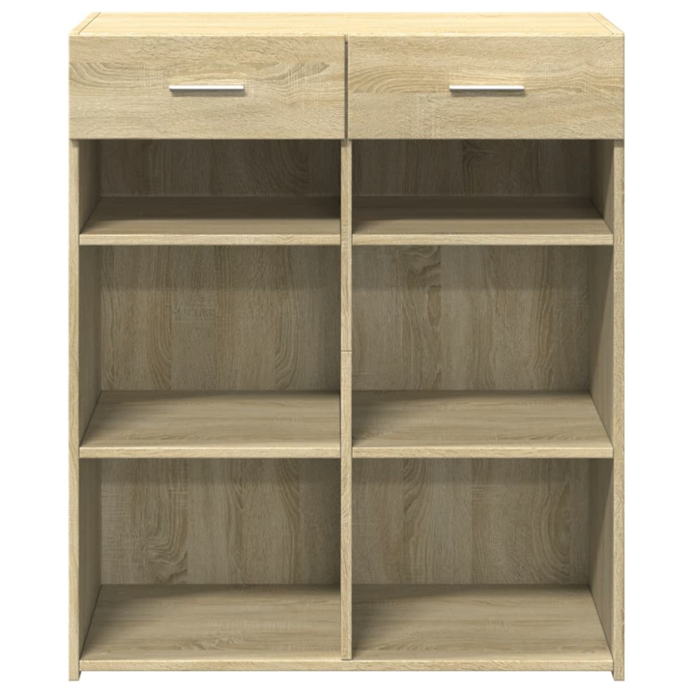 Produktbild för Skänk sonoma-ek 80x42,5x93 cm konstruerat trä
