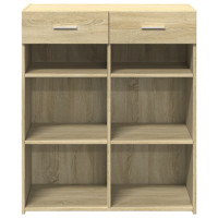 Produktbild för Skänk sonoma-ek 80x42,5x93 cm konstruerat trä