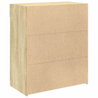 Produktbild för Skänk sonoma-ek 80x42,5x93 cm konstruerat trä
