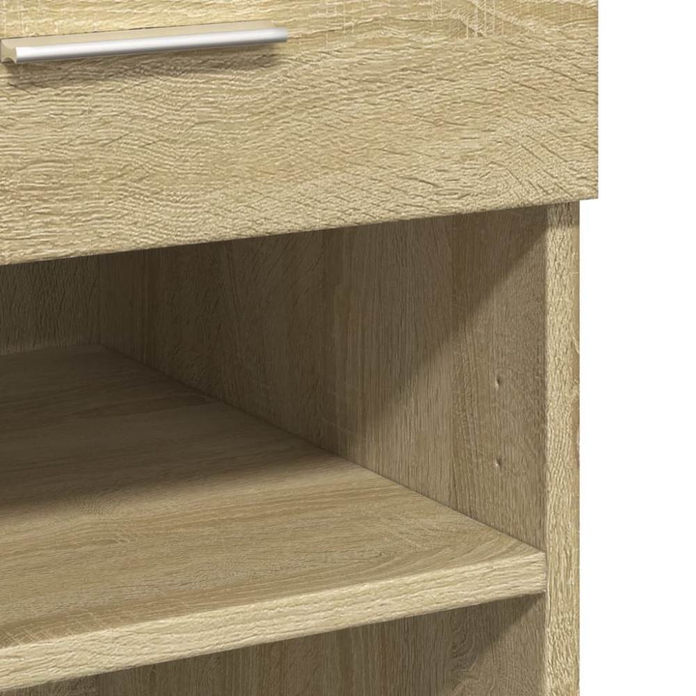 Produktbild för Skänk sonoma-ek 80x42,5x93 cm konstruerat trä