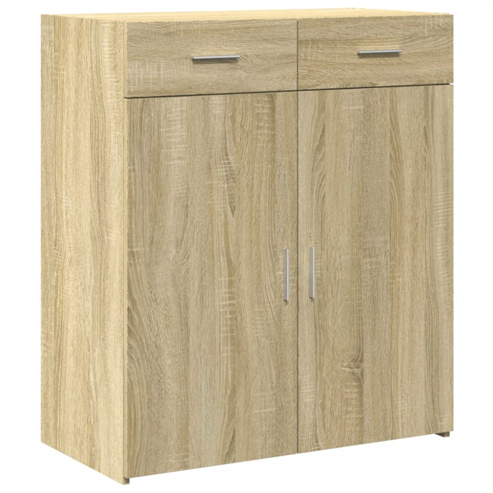 Produktbild för Skänk sonoma-ek 80x42,5x93 cm konstruerat trä