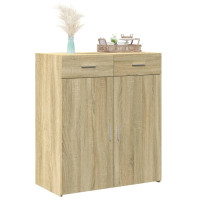 Produktbild för Skänk sonoma-ek 80x42,5x93 cm konstruerat trä